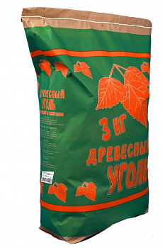 УГОЛЬ ДРЕВЕСНЫЙ МЕШОК  3 КГ (1/48)