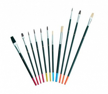 COLOR EXPERT 82615052/82615050 набор худож. универсальных кистей, натур. щетина (11 шт/уп)