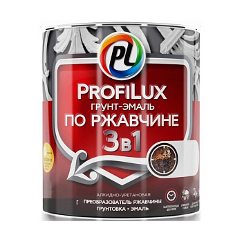 Грунт-эмаль на ржавчину 3 в 1 Profilux зелёная 1,9 кг.