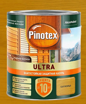 PINOTEX ULTRA лазурь защитная влагостойкая для древесины до 10 лет, калужница (2,5л) new