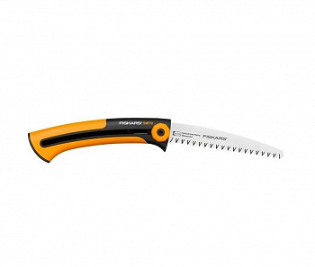 FISKARS Пила складная Xtract лезвие 160 мм, зажим для повеса на ремень, крупный зуб, SW73