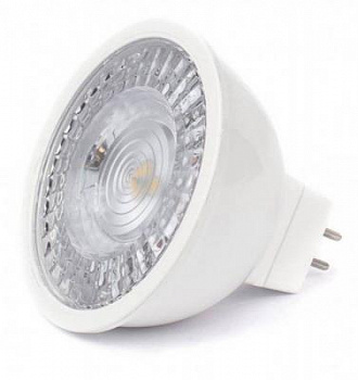 Лампа светодиодная LED 5вт 230в GU5.3 белый ECO