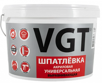 ШПАТЛЕВКА Универсальная Акриловая 18 кг ВГТ