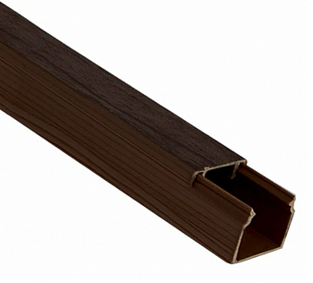 Кабель-канал ПВХ бук 12x12 (2м) (Поштучно) ECOLINE