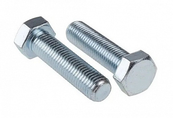 Болт DIN 933 кл 5,8, цинк М10х 50 уп. - 2 шт.SteelRex