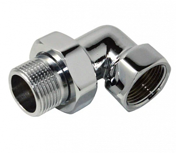 Американка угловая 3/4" хром