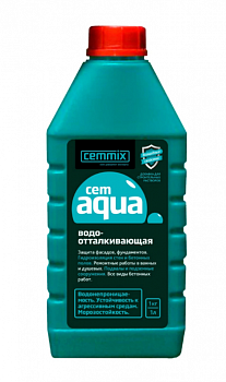 ДОБАВКА ВОДООТАЛКИВАЮЩАЯ "CEMAQUA"  1 Л (1/128) "CEMMIX"