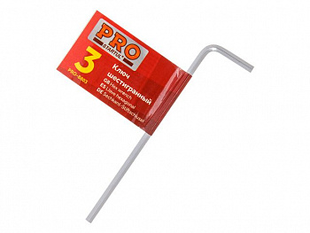 Ключ шестигранный  3х91х22мм PRO STARTUL (PRO-8803), арт.PRO-8803