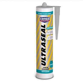 8311186 Герметик силиконовый KRASS Ultraseal нейтральный Бесцветный 260мл ЛС