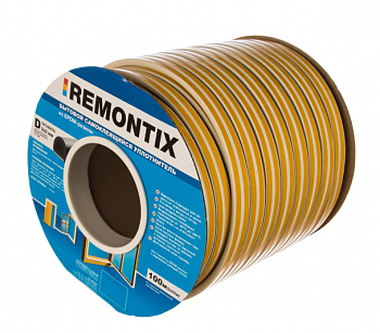 Remontix D100,  уплотнитель самоклеющийся, белый