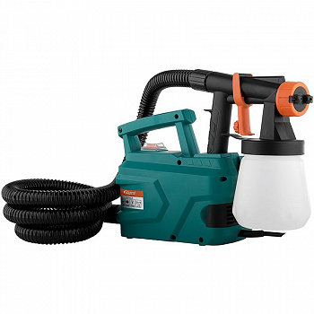 SG9660B Краскопульт Sturm!, 600Вт, 1100 мл/мин, бак на поясе, HVLP, С ТУРБИНОЙ