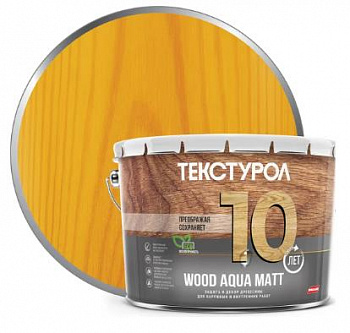 Текстурол WOOD AQUA MATT деревозащитное средство на вод. основе Бесцветный 2,5л Л-С