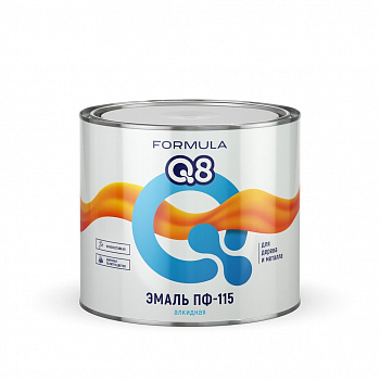 Эмаль Formula Q8, ПФ-115, алкид, глянцевая, корич, 1.9 кг