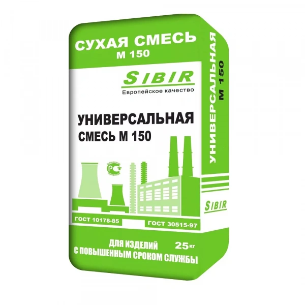 Сухая смесь М-150 "Сибирь" 40кг (49шт/под)