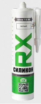 RX Formula Санитарный силиконовый герметик 280мл. черный