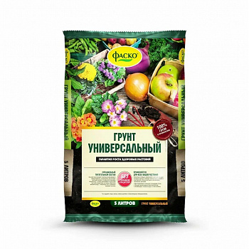 Грунт универсальный, 5 л, Фаско