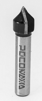Фреза пазовая галтельная V-образная d8*D12*H12*A90° "РОСОМАХА" серия 1004