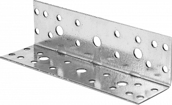 Крепежный уголок равносторонний KUR  40x40x100 этикетка - 1 шт./100 шт. SteelRex