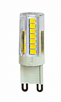 LED-JCD-9W/4000K/G9/CL GLZ09TR Лампа светодиодная, прозрачная. Белый свет (4000К). Картон. ТМ Uniel.