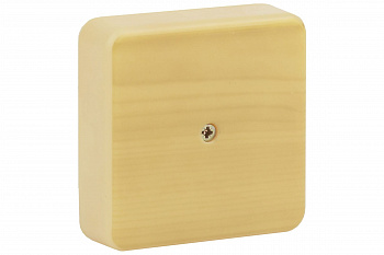 ЭРА Коробка распаячная 75х75х20 (без клеммы) сосна IP40 ЭРА (100/3000)