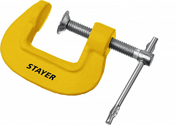STAYER  S-25, 25 мм, чугунная струбцина (3215-025)